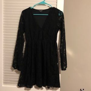 Lace Black Dress